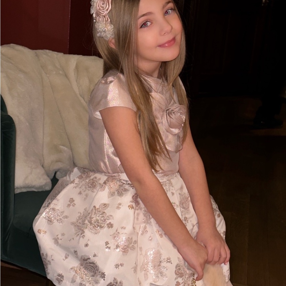 Elegant Kids Floral Matching Set